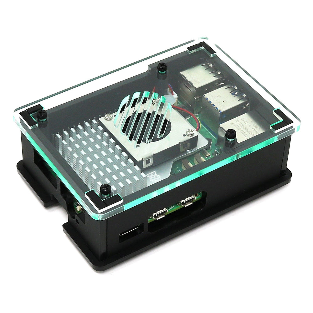 Case for Raspberry Pi 5 and Active Cooler - The Pi Hut