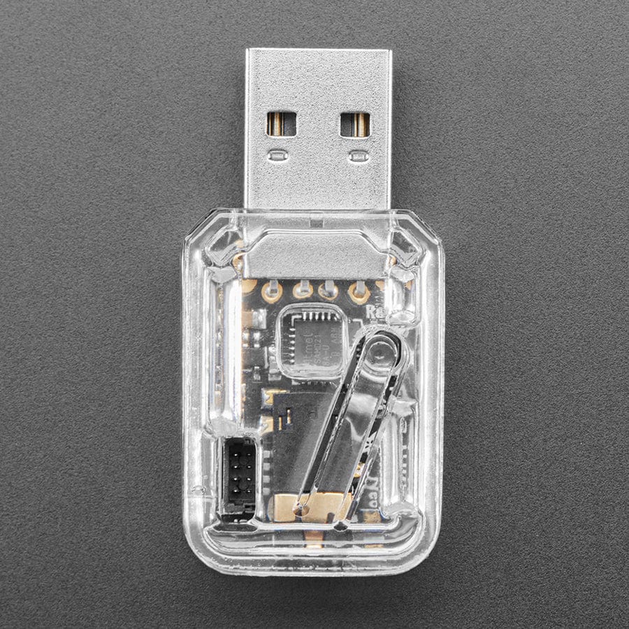 Clear Snap-on Enclosure for Adafruit TRRS Trinkey by Adafruit - The Pi Hut