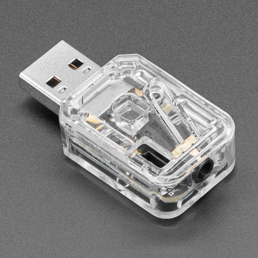 Clear Snap-on Enclosure for Adafruit TRRS Trinkey by Adafruit - The Pi Hut