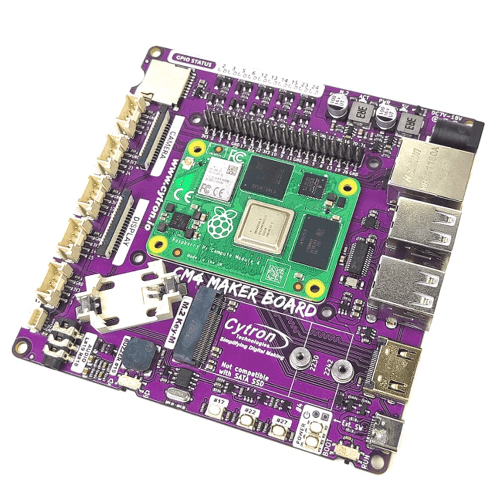 CM4 Maker Board by Cytron - The Pi Hut