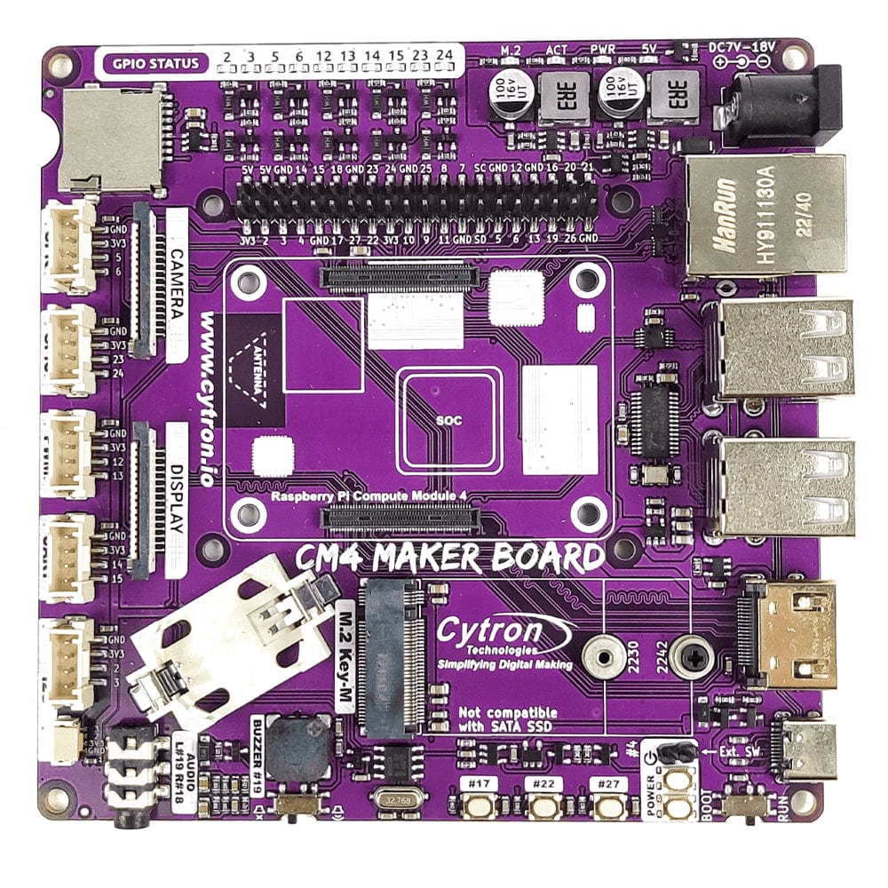 CM4 Maker Board by Cytron - The Pi Hut