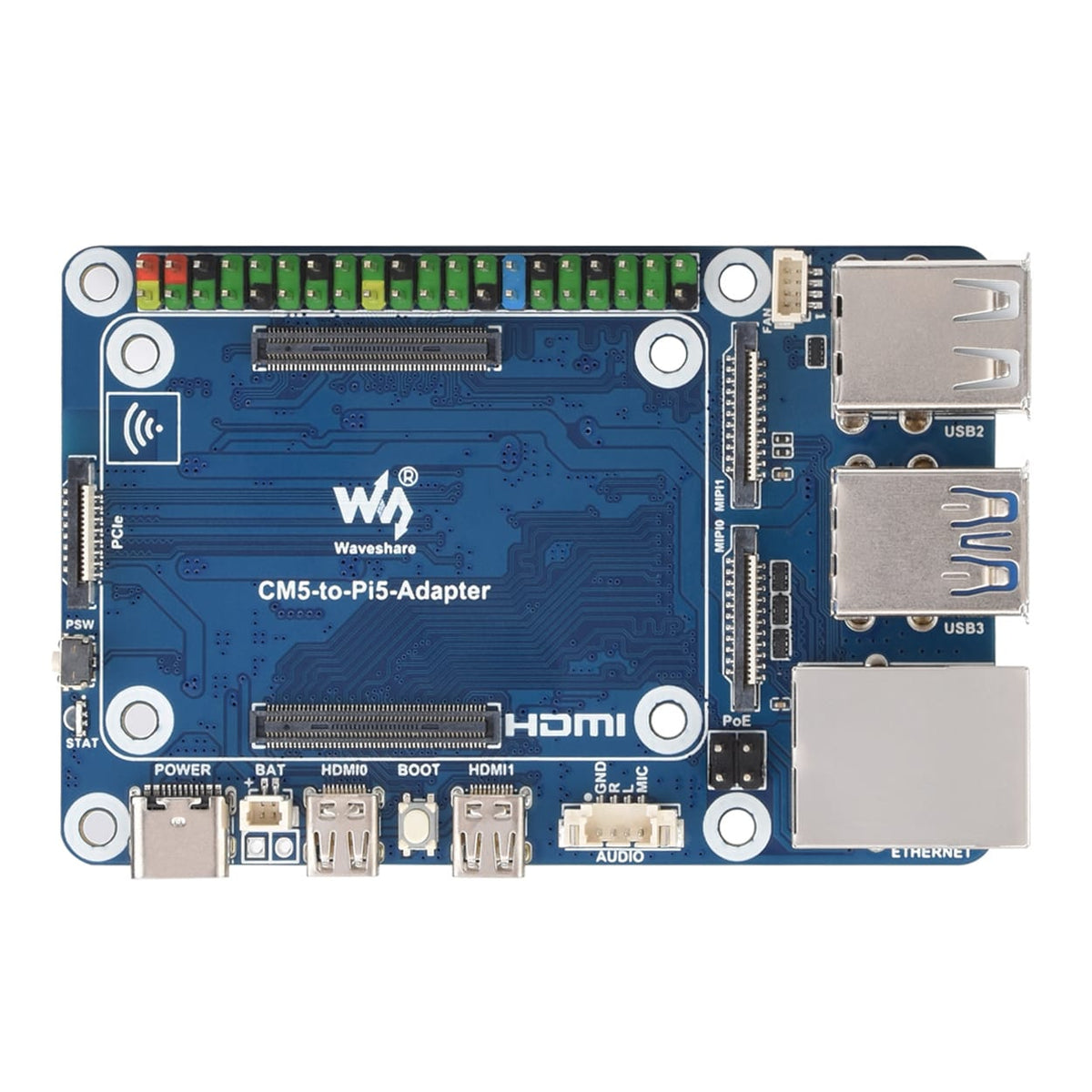 CM5 to Pi 5 Adapter by Waveshare - The Pi Hut