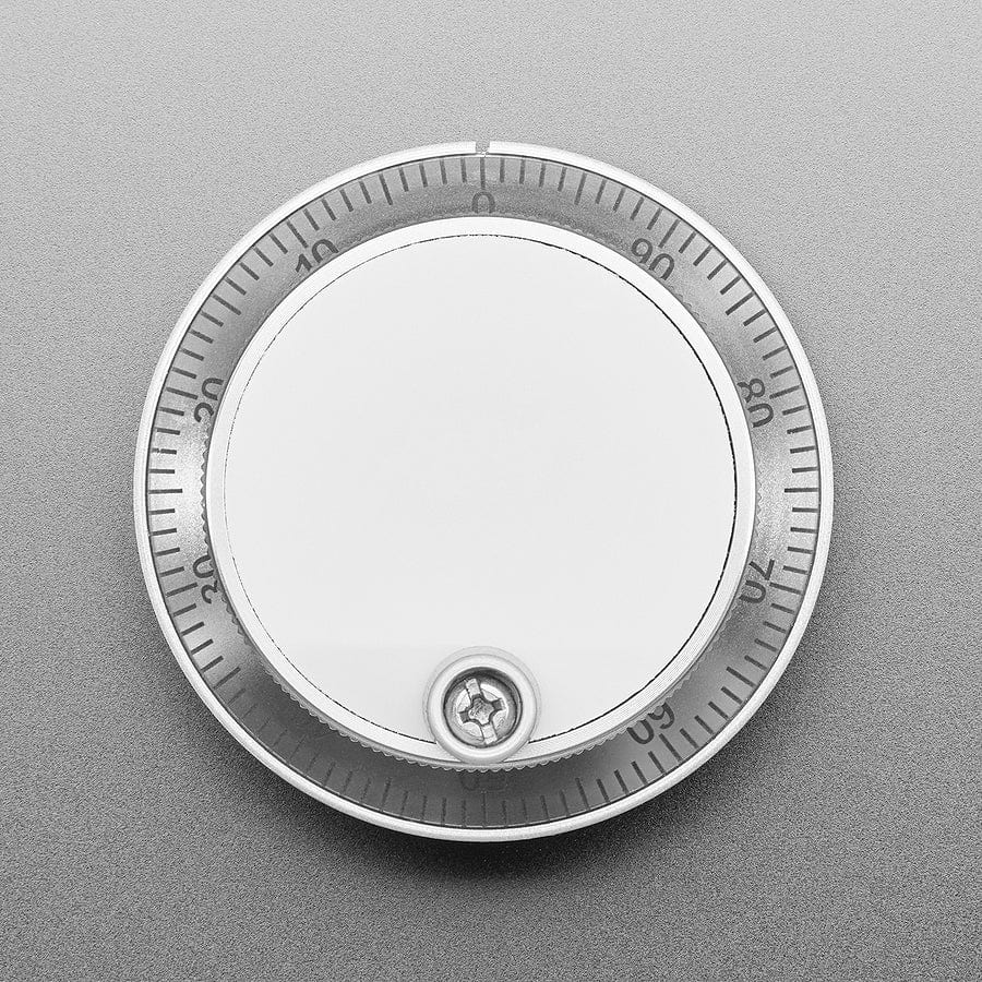 CNC Rotary Encoder - 100 Pulses per Rotation - 60mm Silver by Adafruit - The Pi Hut