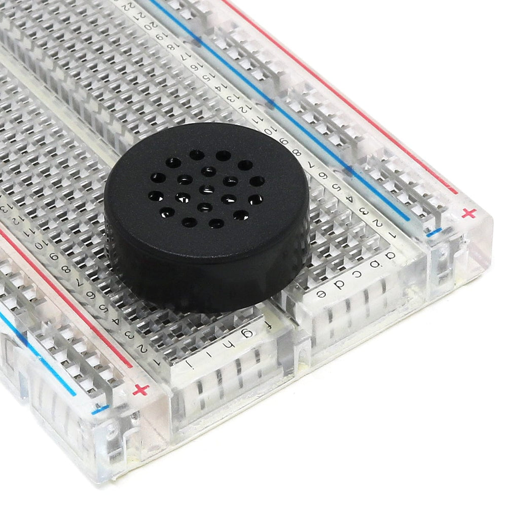 Compact Breadboard-Friendly Mini Speaker - 8 Ohm 0.2W by The Pi Hut - The Pi Hut