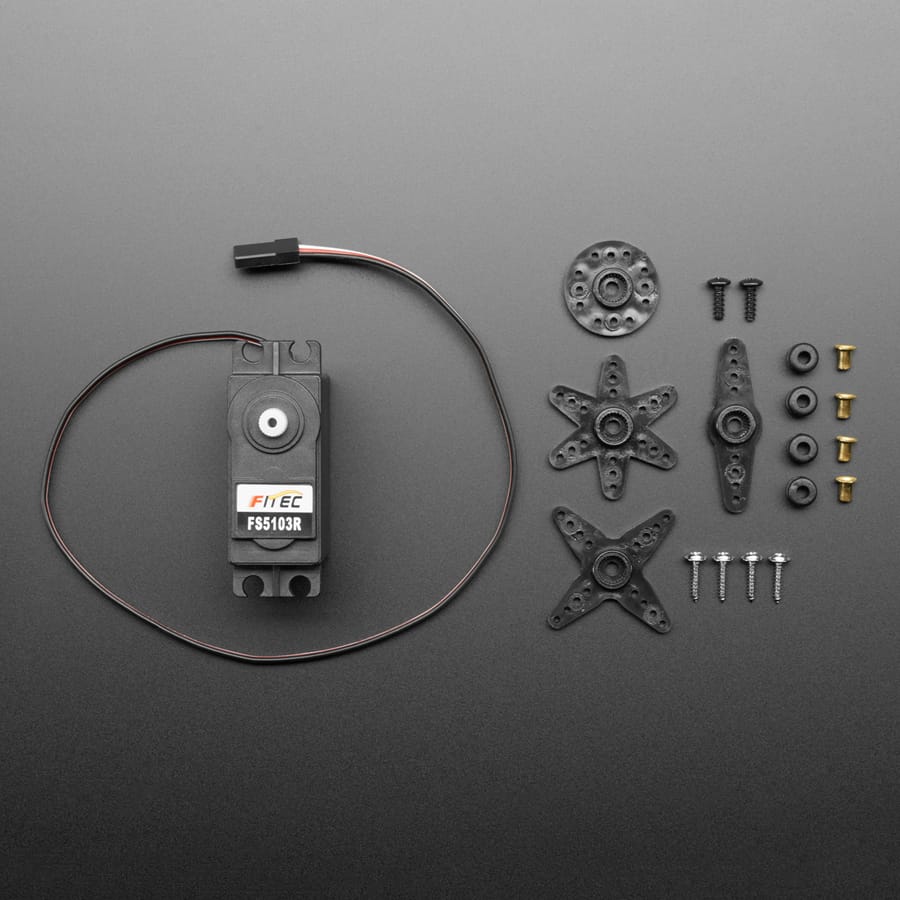 Continuous Rotation Servo (FeeTech FS5103R) by Adafruit - The Pi Hut