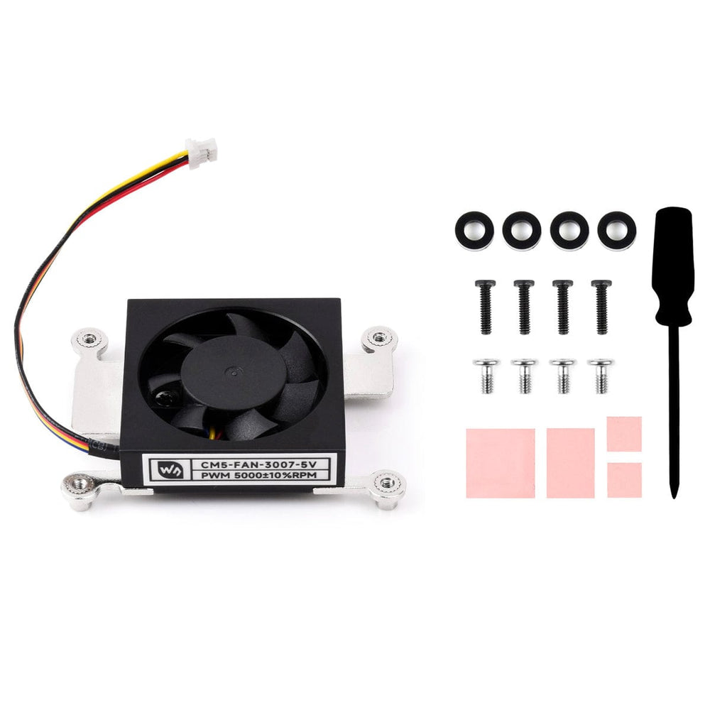 Cooling Fan for Raspberry Pi Compute Module 5 by Waveshare - The Pi Hut
