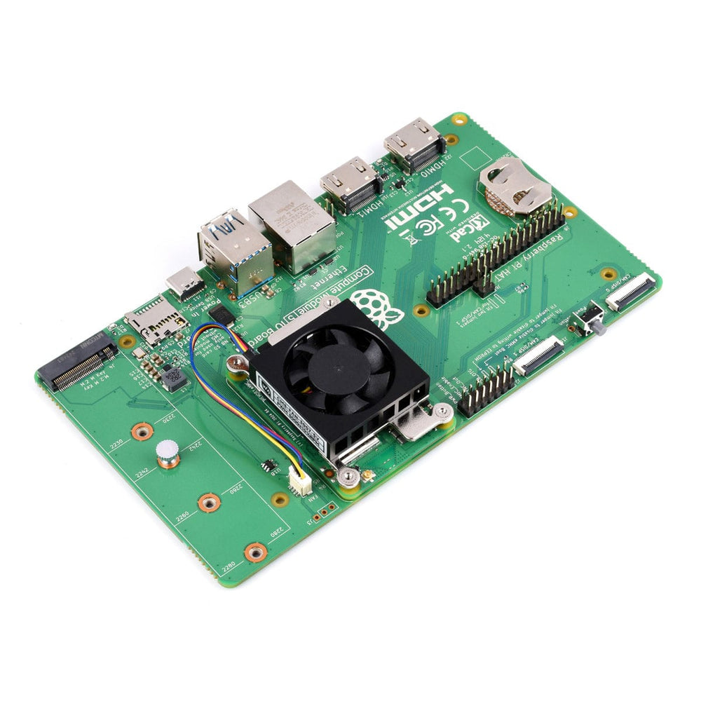 Cooling Fan for Raspberry Pi Compute Module 5 by Waveshare - The Pi Hut