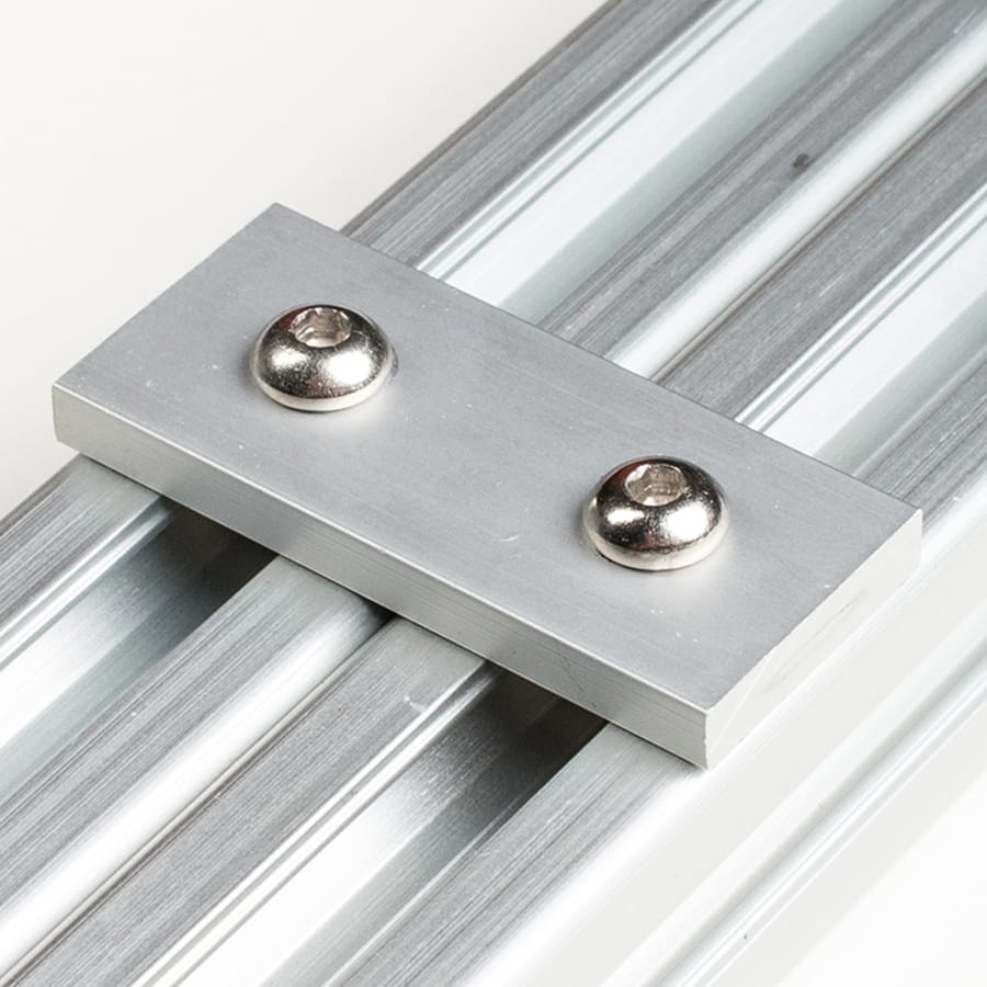 Coupling Plate - 2 Holes - 20x20 Aluminium Extrusion by Adafruit - The Pi Hut