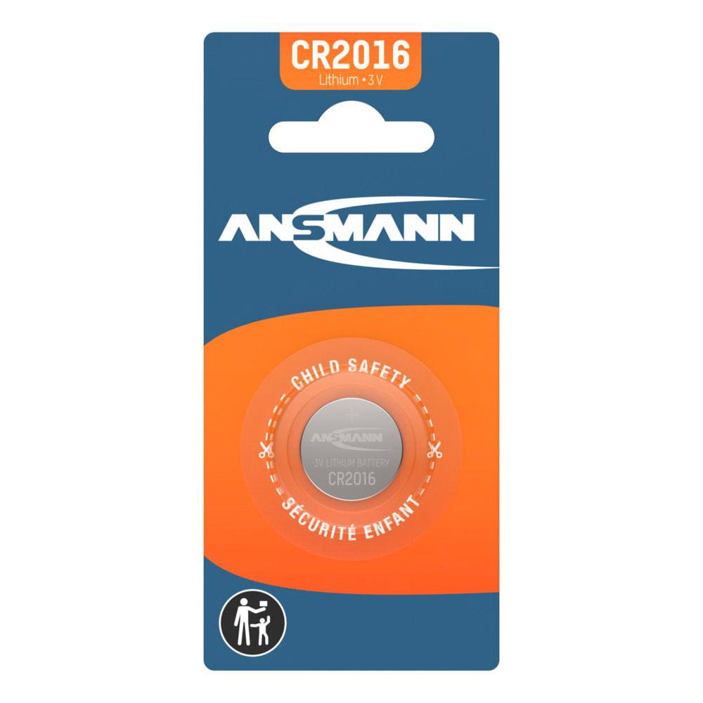 CR2016 3V Lithium Coin Cell Battery by ANSMANN - The Pi Hut