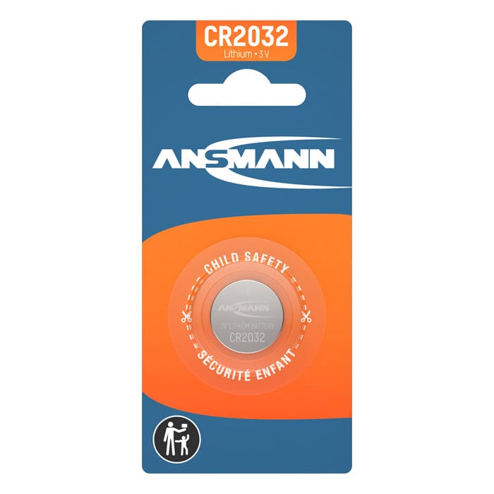 CR2032 3V Lithium Coin Cell Battery by ANSMANN - The Pi Hut