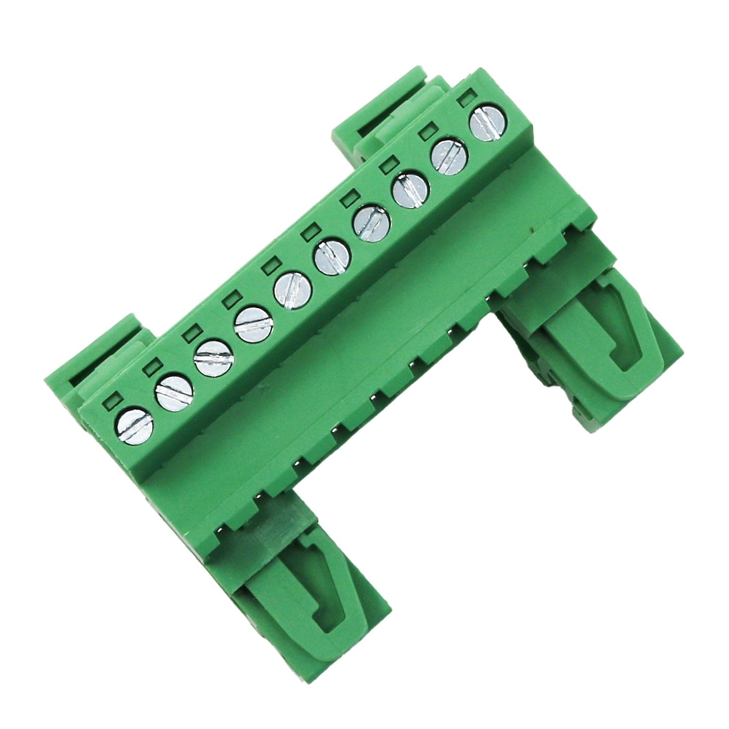 DIN Rail Pluggable Terminal Block - 10 Pole by CamdenBoss - The Pi Hut