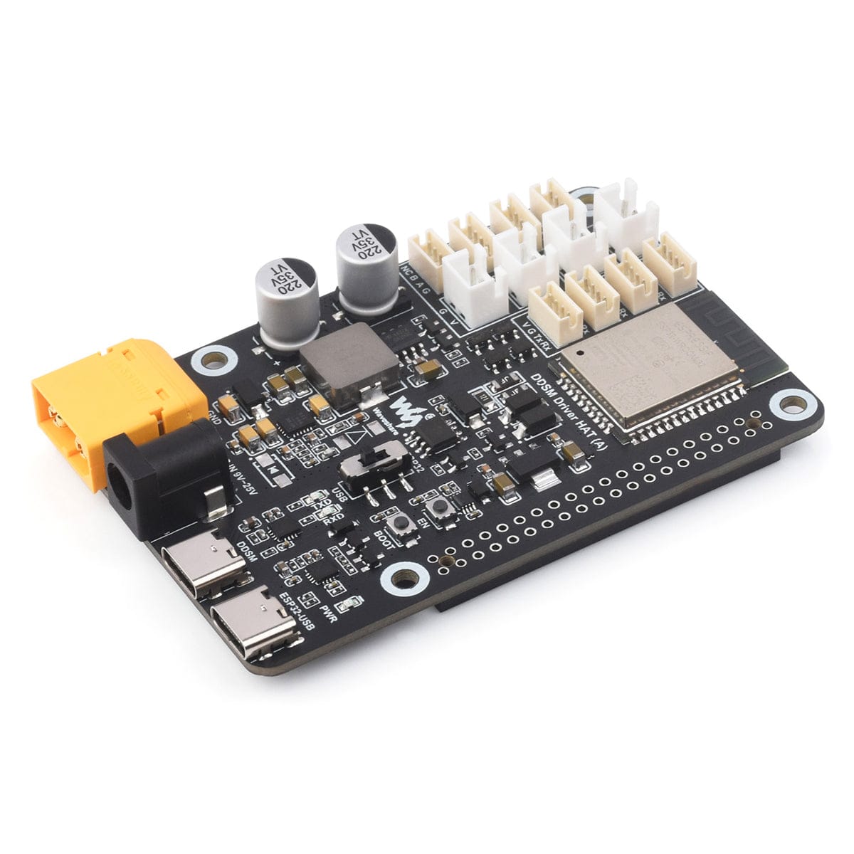 DDSM Hub Motor Driver Board for DDSM115 and DDSM210 by Waveshare - The Pi Hut