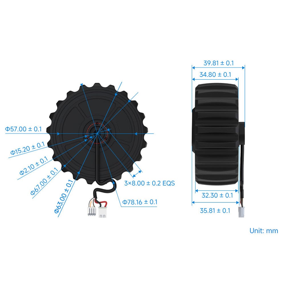DDSM315 Direct Drive Servo Motor by Waveshare - The Pi Hut