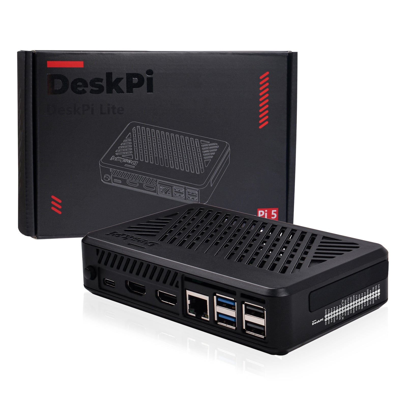 DeskPi Lite for Raspberry Pi 5 by DeskPi - The Pi Hut