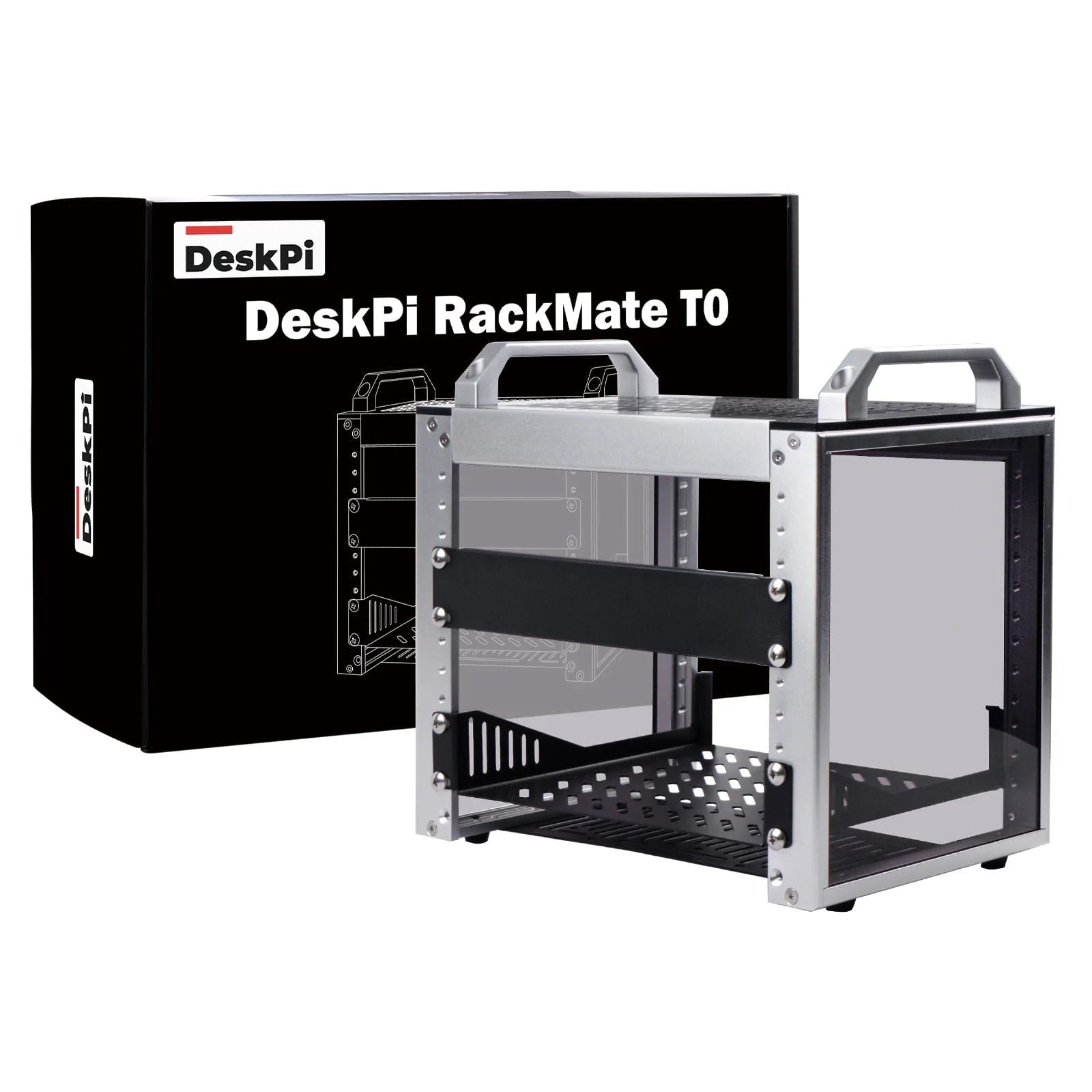 DeskPi RackMate T0 - 10" 4U Mini Server Rack by DeskPi - The Pi Hut