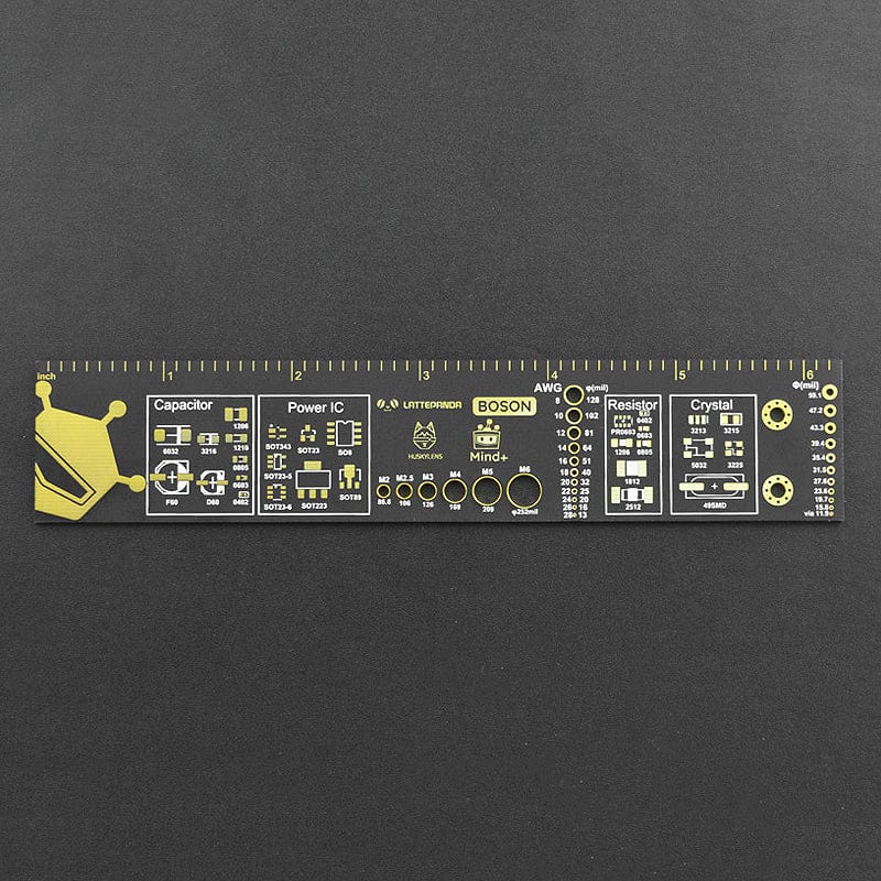 DFRobot PCB Engineering Ruler - Mini (6.3") by DFRobot - The Pi Hut
