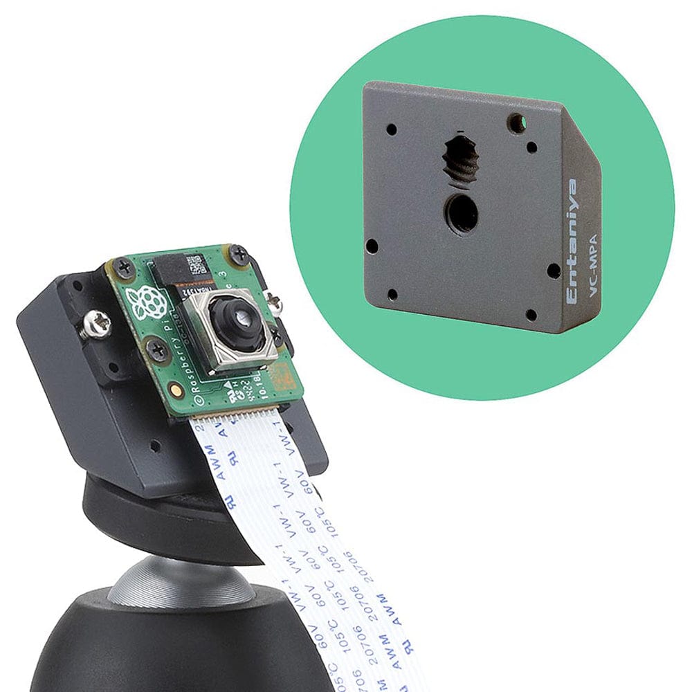 Die-cast Tripod Mount for Raspberry Pi Camera Modules by Entaniya - The Pi Hut