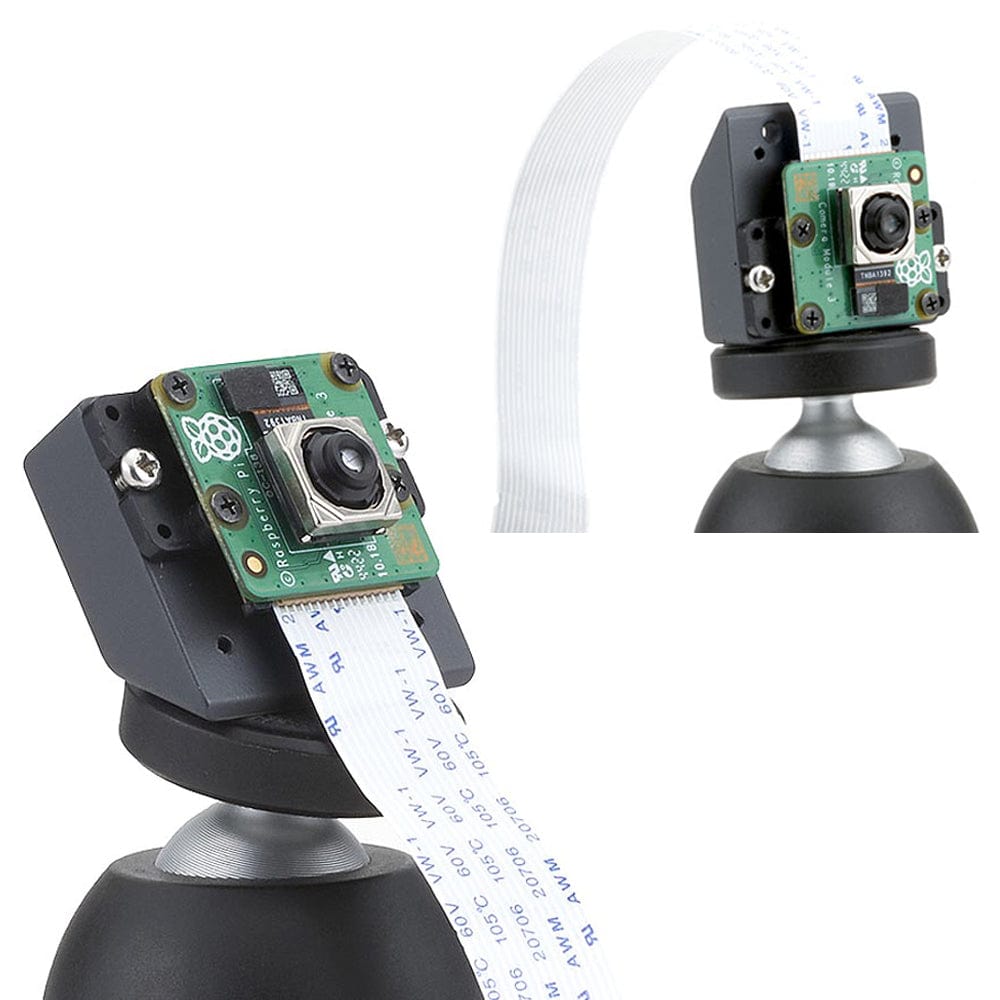 Die-cast Tripod Mount for Raspberry Pi Camera Modules by Entaniya - The Pi Hut