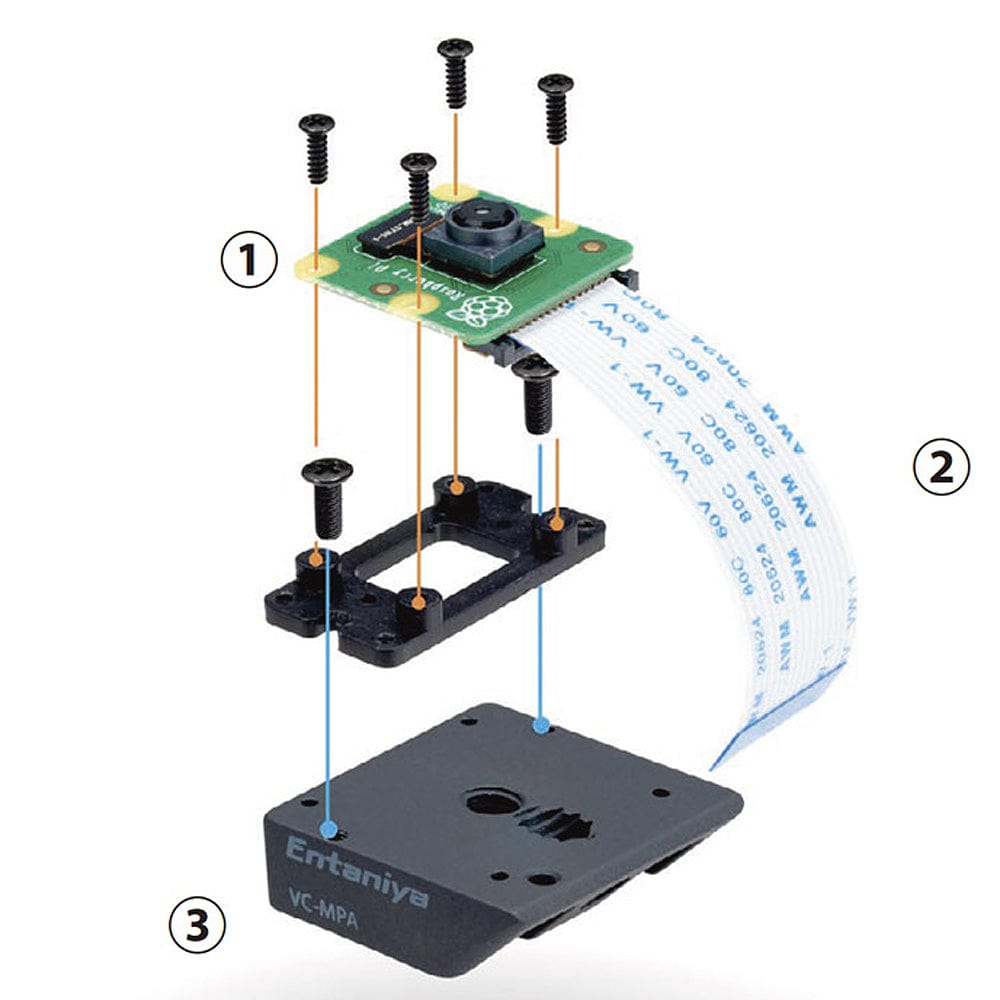 Die-cast Tripod Mount for Raspberry Pi Camera Modules by Entaniya - The Pi Hut