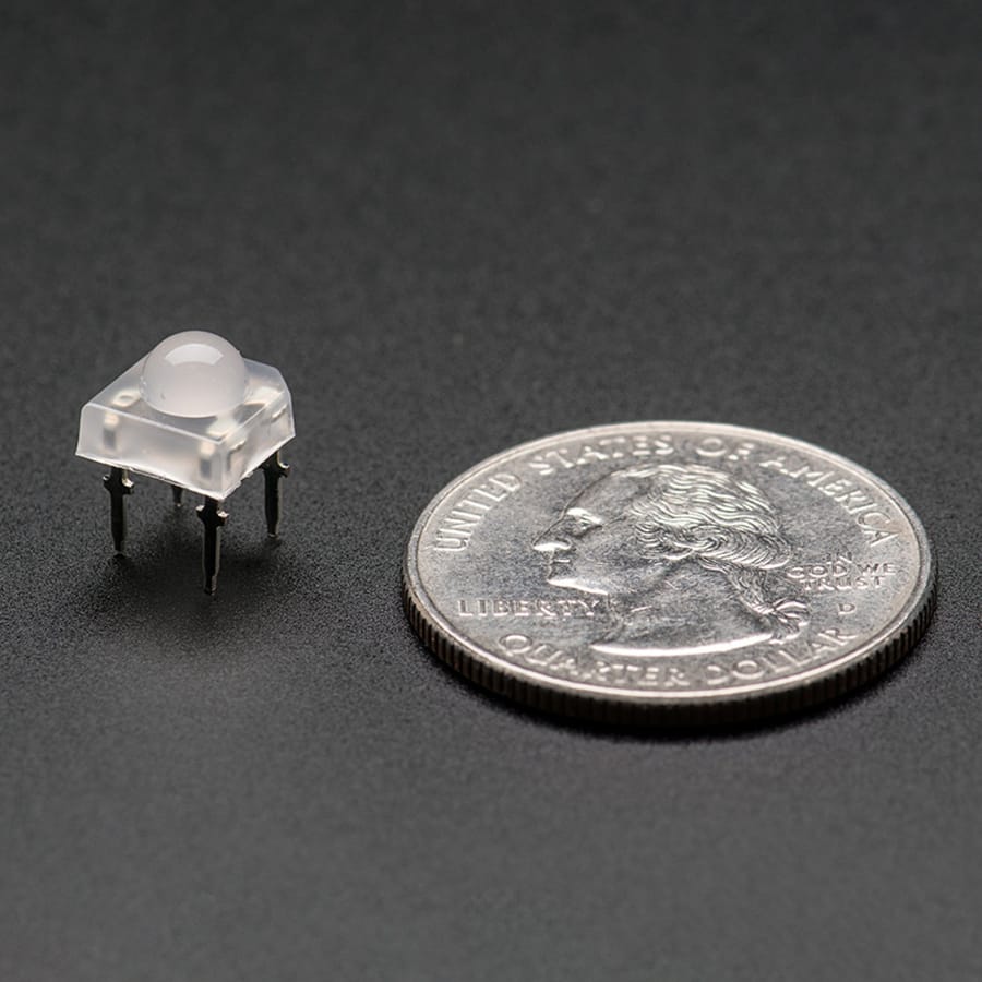 Diffused 'Piranha' Super-flux RGB (tri-colour) LED (10 pack) by Adafruit - The Pi Hut