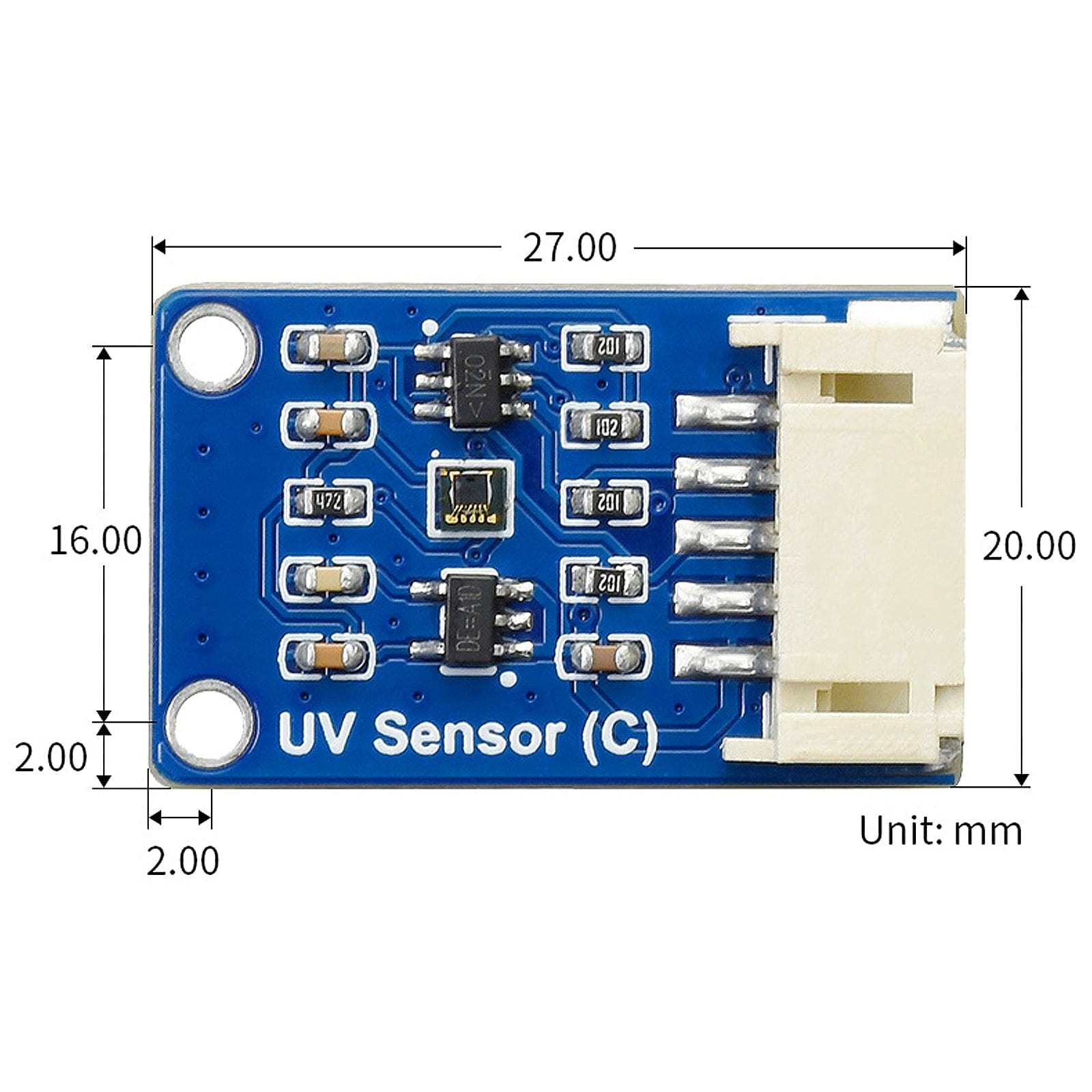 Digital LTR390-UV Ultraviolet Sensor by Waveshare - The Pi Hut