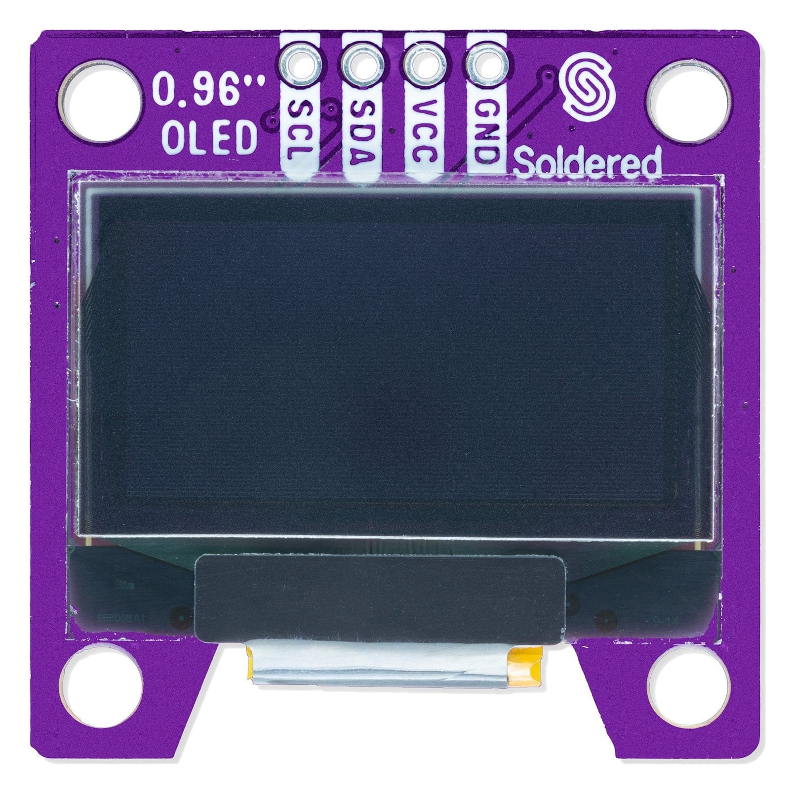 Display OLED I2C 0.96" SSD1306 by Soldered Electronics - The Pi Hut