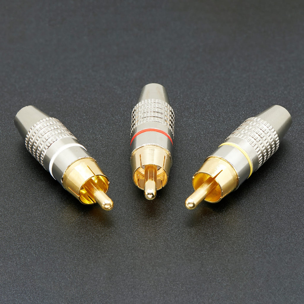 DIY RCA Plug - 3 Pack by Adafruit - The Pi Hut