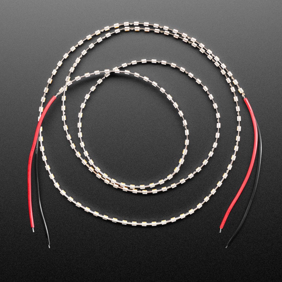 Double-Sided Single Color 12V LED Strip - Warm White 3000K - 1m - The Pi Hut