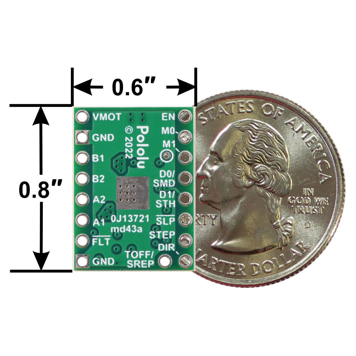 DRV8434 Stepper Motor Driver Carrier by Pololu - The Pi Hut