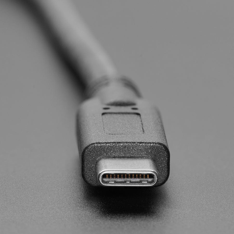 Dual Panel Mount Extension Cable with HDMI / DVI and USB Type-C - 1 meter long by Adafruit - The Pi Hut