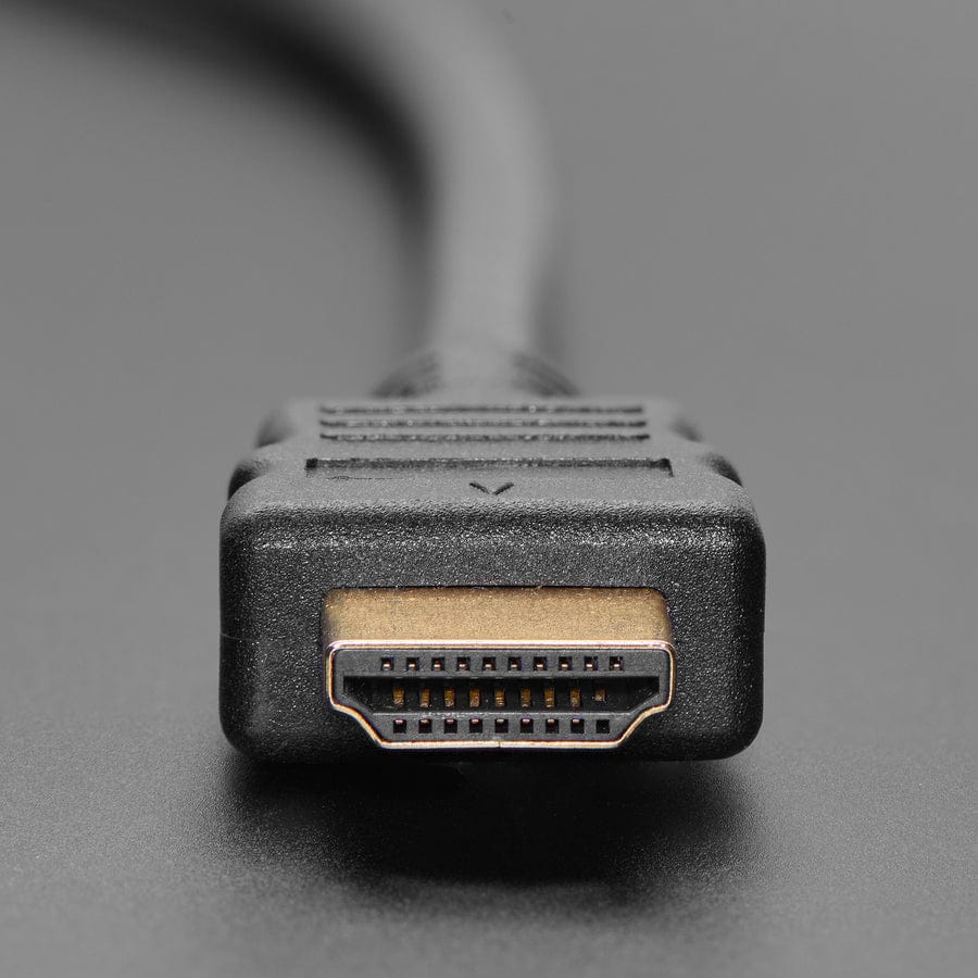 Dual Panel Mount Extension Cable with HDMI / DVI and USB Type-C - 1 meter long by Adafruit - The Pi Hut