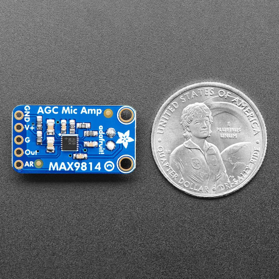 Electret Microphone Amplifier - MAX9814 with Auto Gain Control by Adafruit - The Pi Hut
