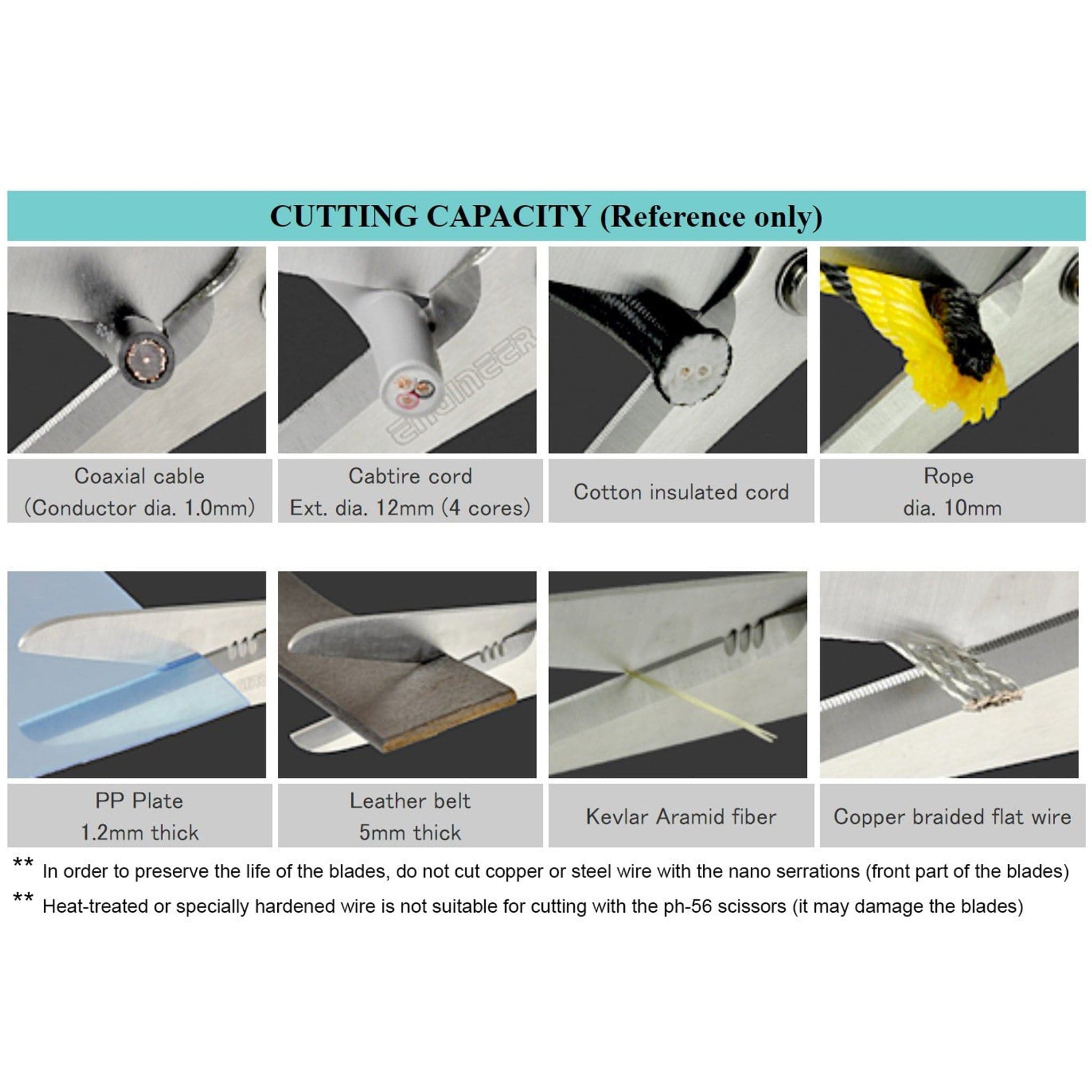 Engineer PH-56G Multi-Function Scissors (Kevlar Capable) - Green by Engineer - The Pi Hut