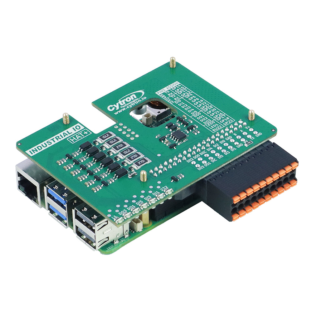 Industrial IO HAT+ for Pi 5 and Argon Industria Cases