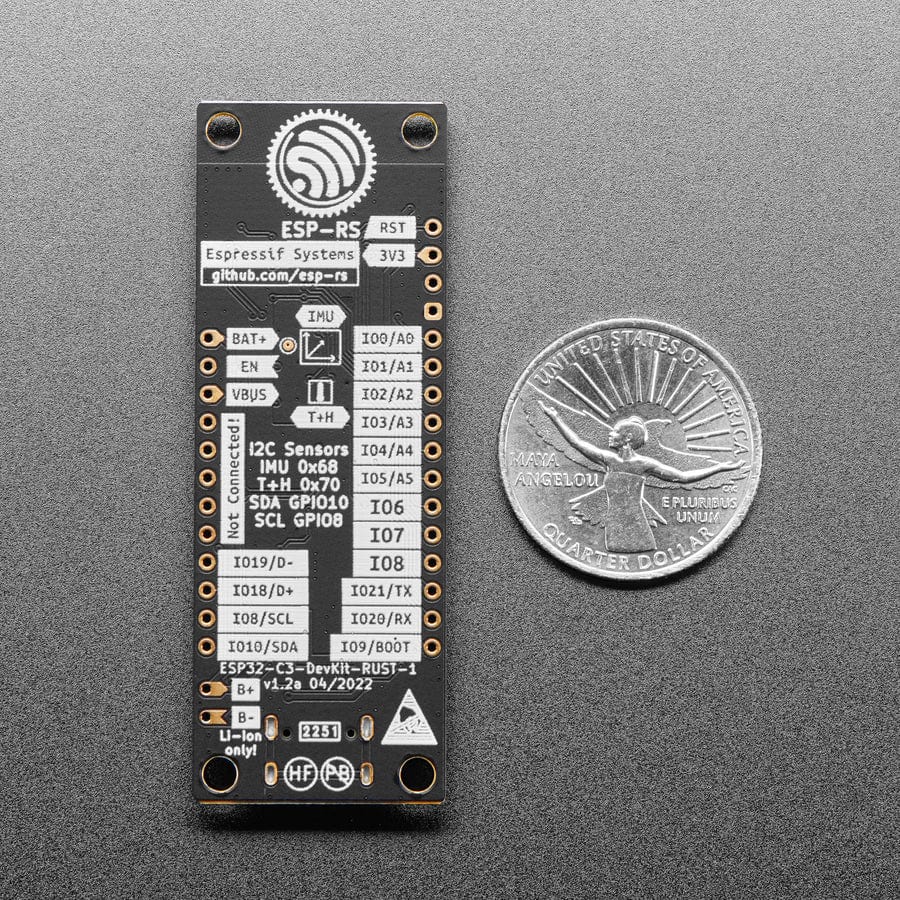 ESP32-C3-DevKit-RUST-1 - 4 MB Flash by Adafruit - The Pi Hut