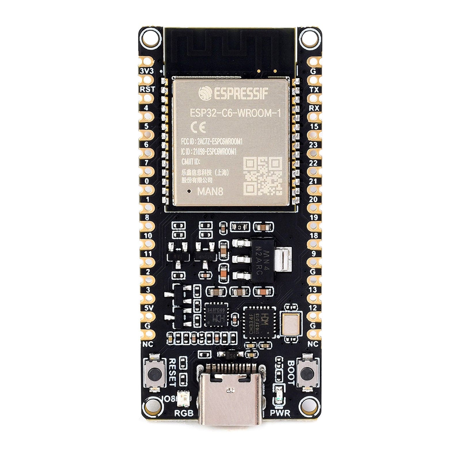 Waveshare ESP32-C6 Development Board by Waveshare - The Pi Hut