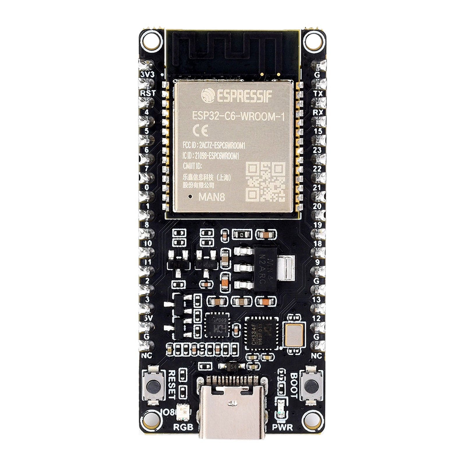 Waveshare ESP32-C6 Development Board (with Headers) by Waveshare - The Pi Hut