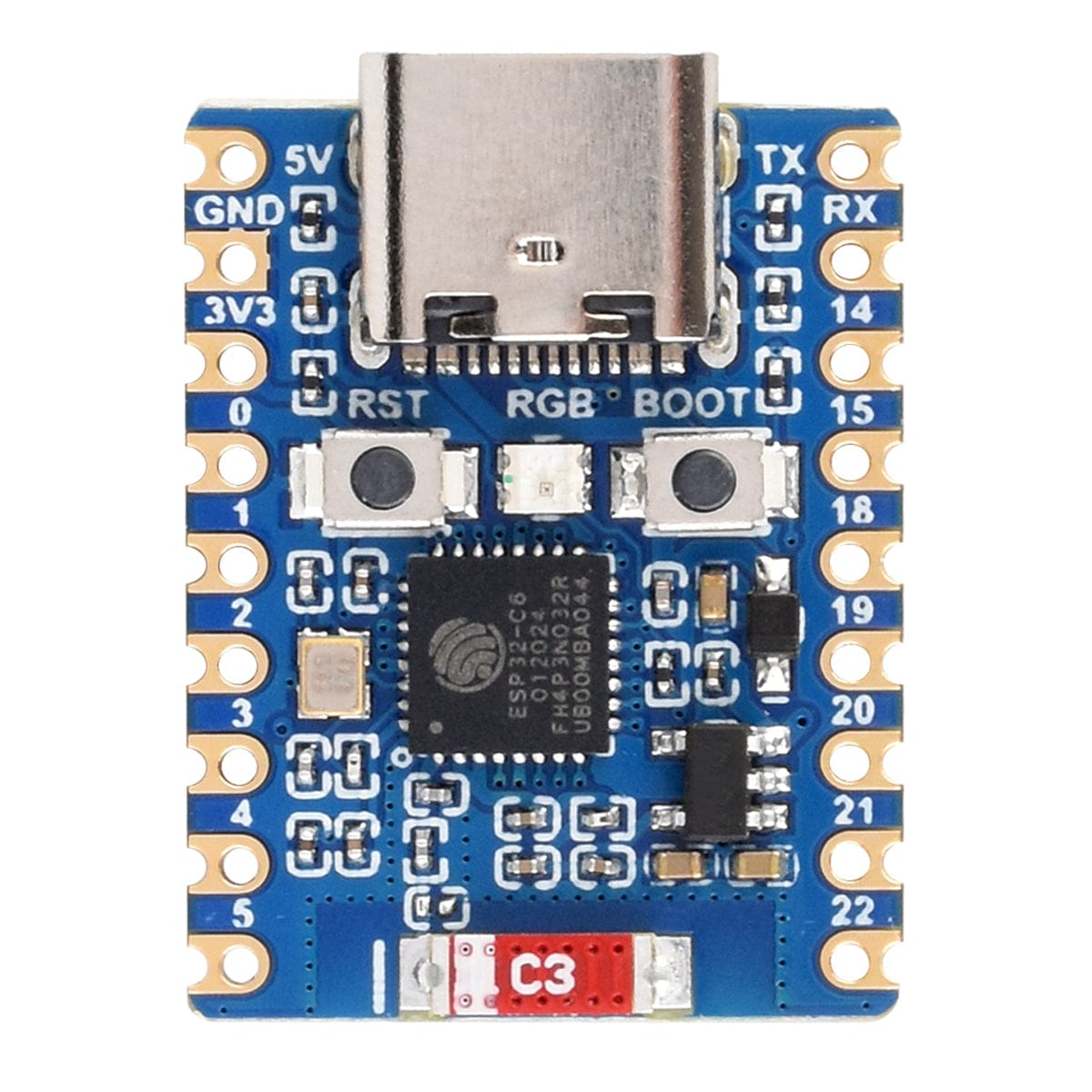 ESP32-C6 Mini Development Board by Waveshare - The Pi Hut