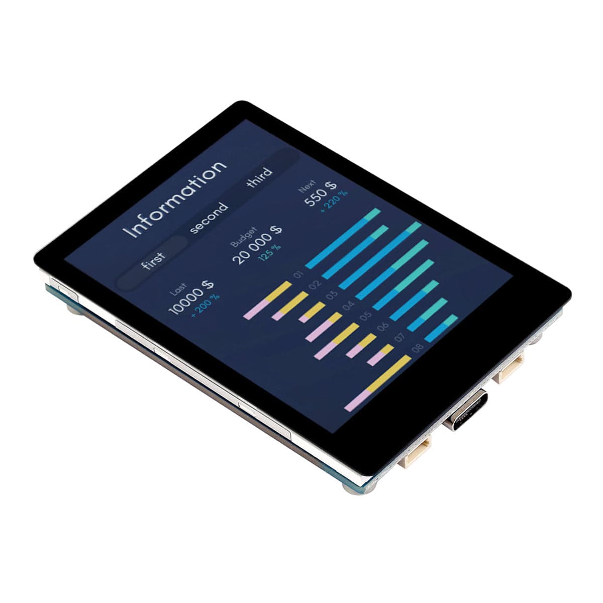 ESP32-S3 Development Board with 2.8" IPS Capacitive Touch Display (240 x 320) by Waveshare - The Pi Hut