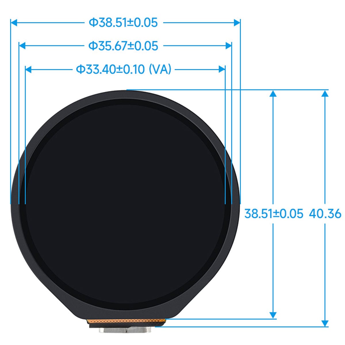 ESP32-S3 Development Board with 1.28" Round Touch LCD by Waveshare - The Pi Hut