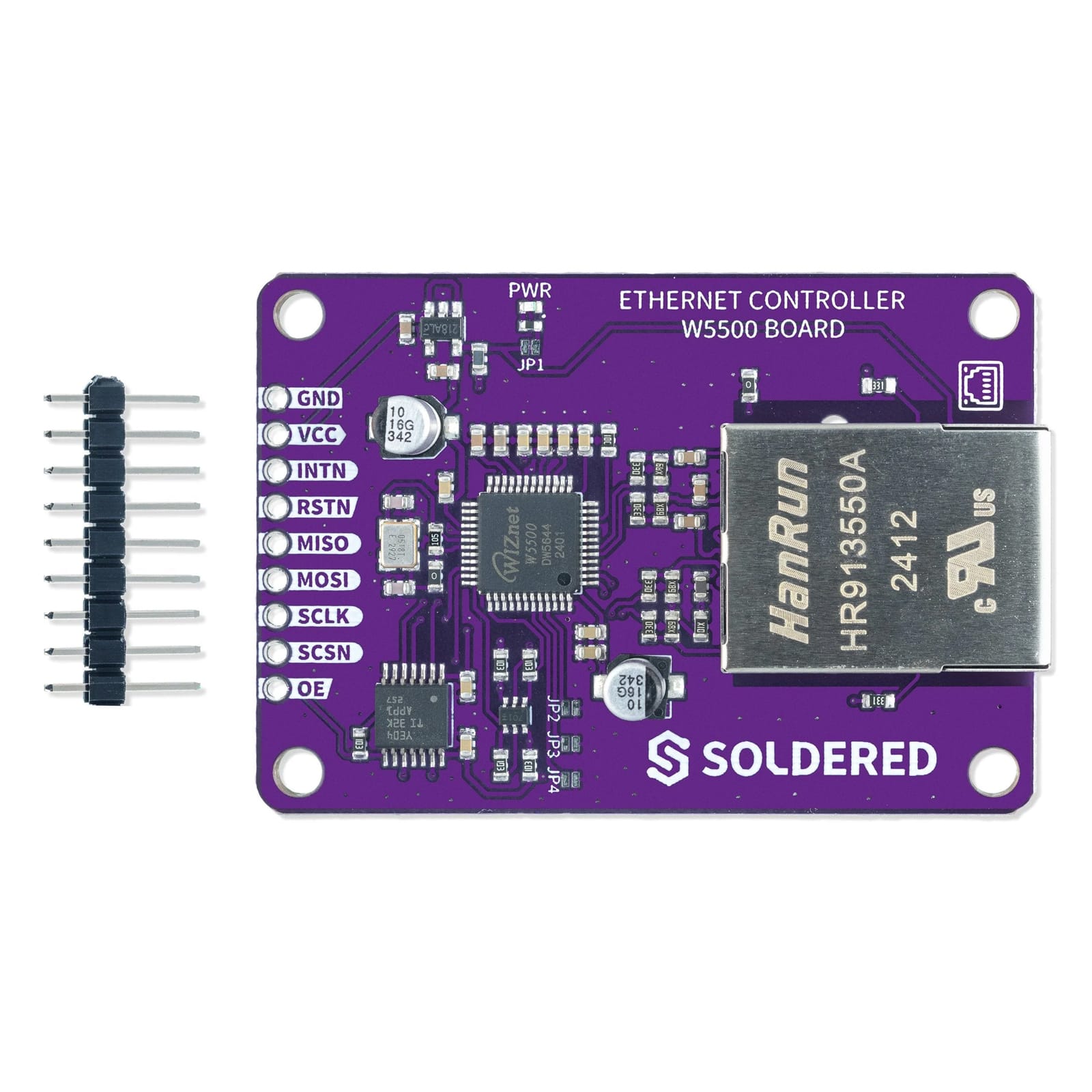 Ethernet Controller W5500 Board by Soldered Electronics - The Pi Hut