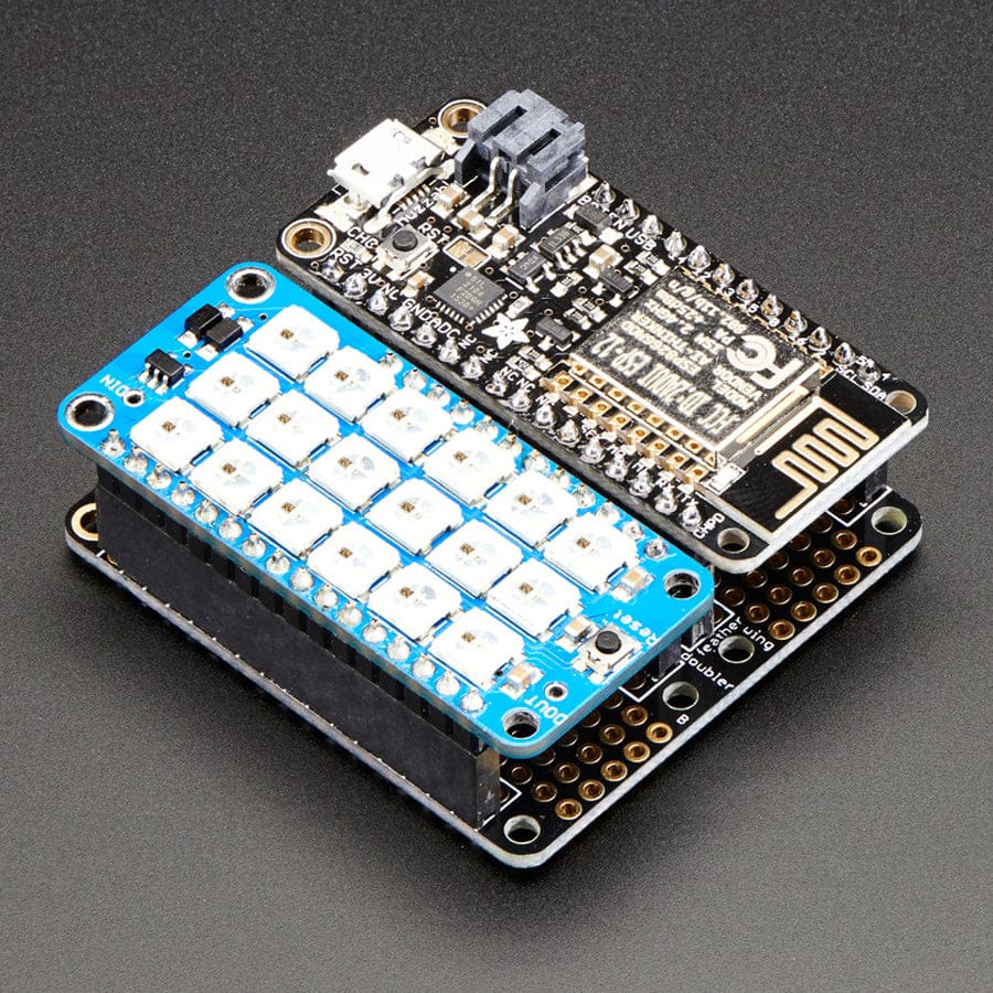FeatherWing Doubler - Prototyping Add-on For All Feather Boards by Adafruit - The Pi Hut