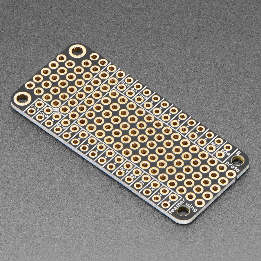 FeatherWing Proto - Prototyping Add-on For All Feather Boards by Adafruit - The Pi Hut