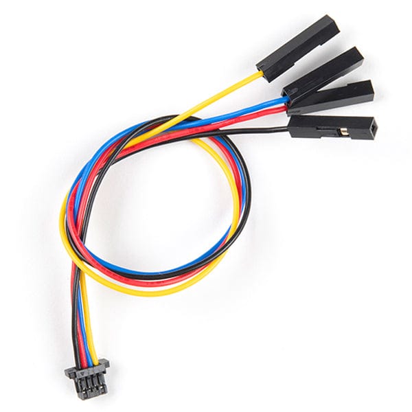 Flexible Qwiic Cable - Female Jumper (4-pin) by Sparkfun - The Pi Hut