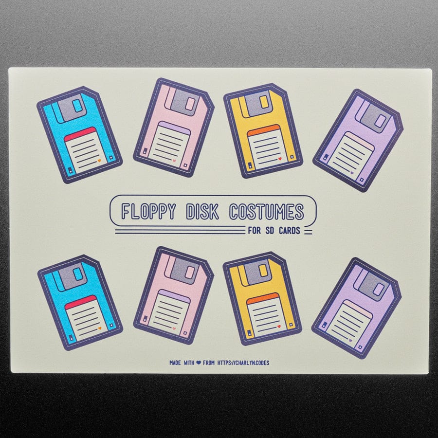 Floppy Disk Costumes for SD Cards by The Pi Hut - The Pi Hut