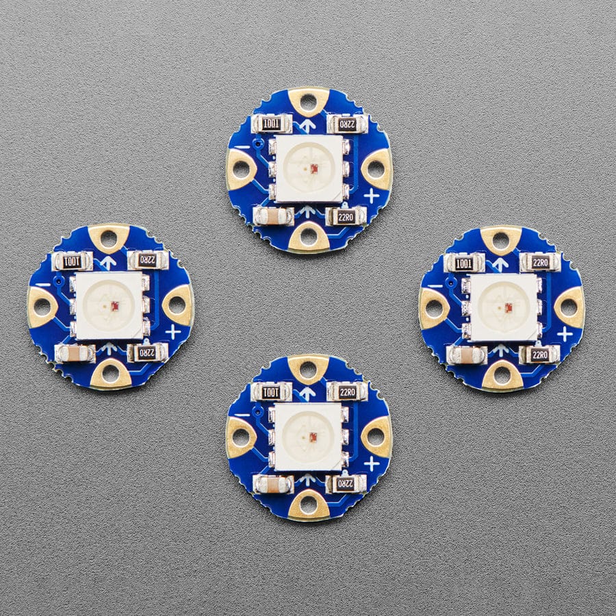 Flora RGB Smart NeoPixel version 2 - Pack of 4 by Adafruit - The Pi Hut