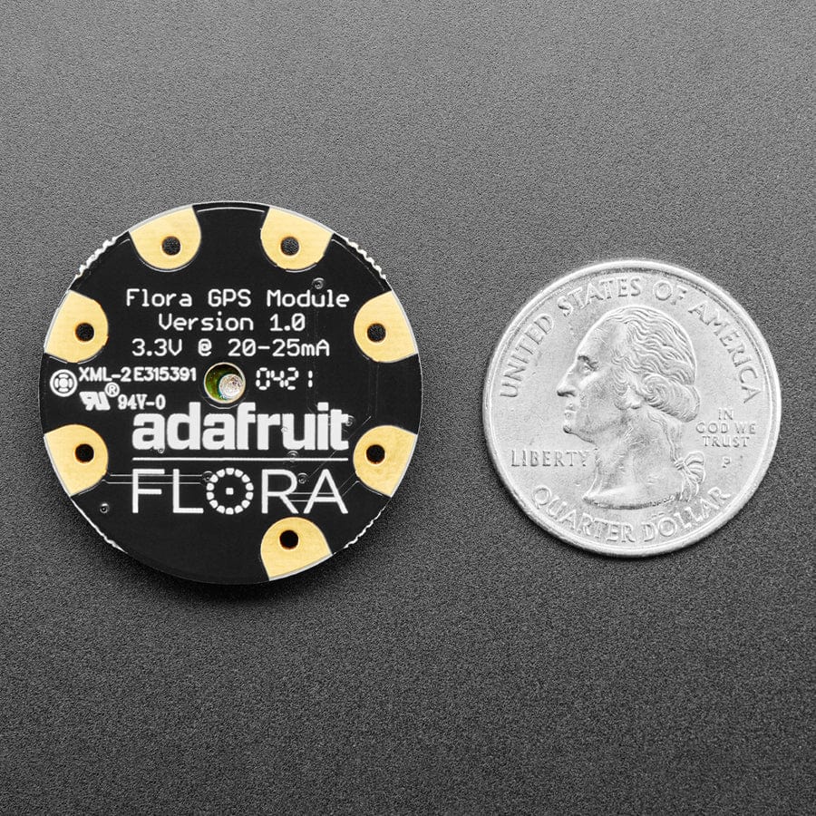 Flora Wearable Ultimate GPS Module - The Pi Hut
