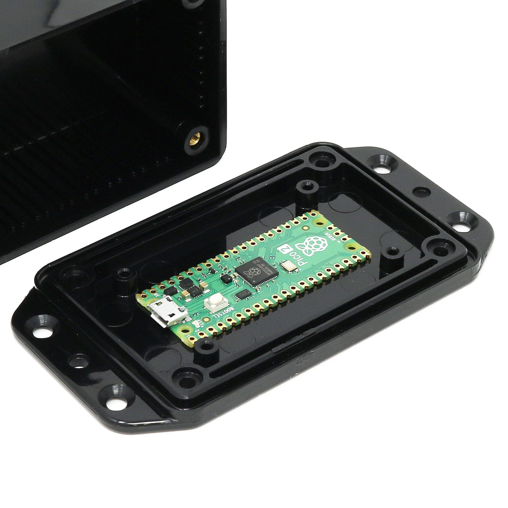 General-Purpose Flanged Project Enclosure - 105x58x40mm by CamdenBoss - The Pi Hut