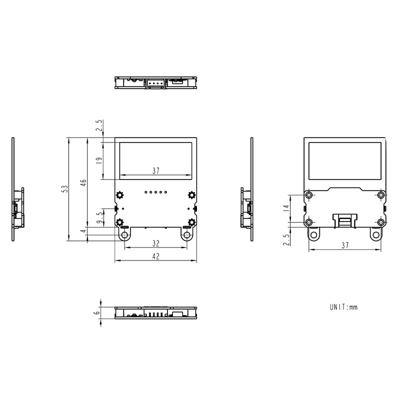 Glass 2 Unit with 1.51" Transparent OLED by M5Stack - The Pi Hut