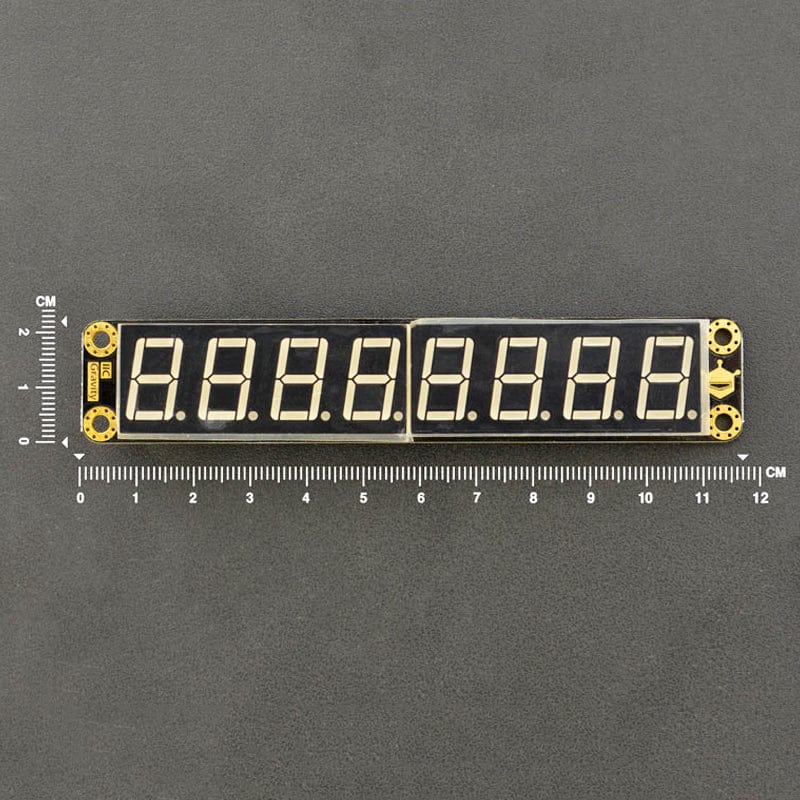Gravity: 8-Digital LED Segment Display Module by DFRobot - The Pi Hut